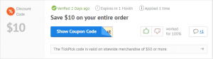 TickPick Promo Code Get Discount