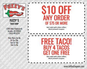 Fuzzys Taco Coupon Get Extra saving