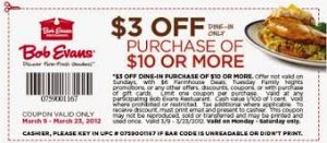 Bob Evans Coupon Code