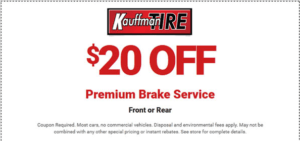 Kauffman Tire Coupon for amazing discount